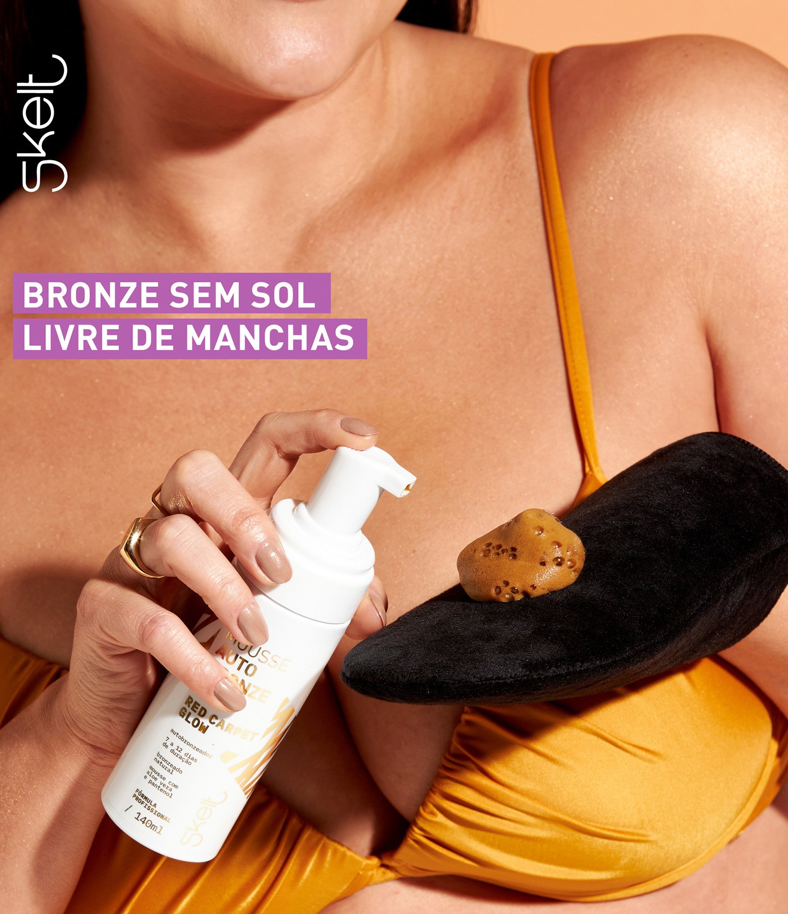 Autobronzeador em Mousse Skelt 140ml 5