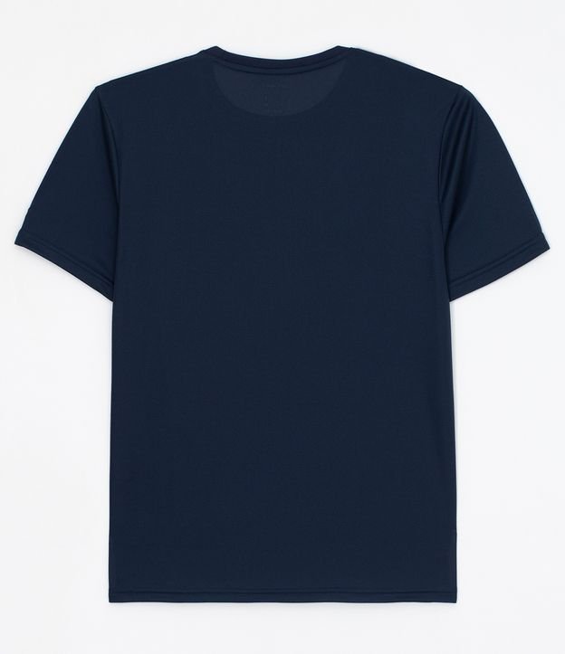 Camiseta Esportiva Dry Fit Manga Curta com Bloco de Cor 2