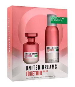 Kit Perfume Benetton United Dreams Together for Her Eau de Toilette + Desodorante