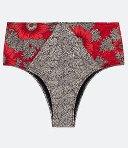 Biquíni Calcinha Hot Pants Estampa Floral Curve & Plus Size