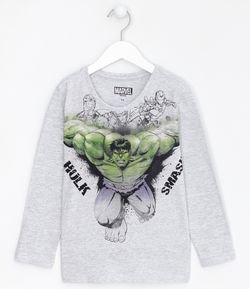 Camiseta Infantil Estampa Incrivel Hulk - Tam 4 a 10
