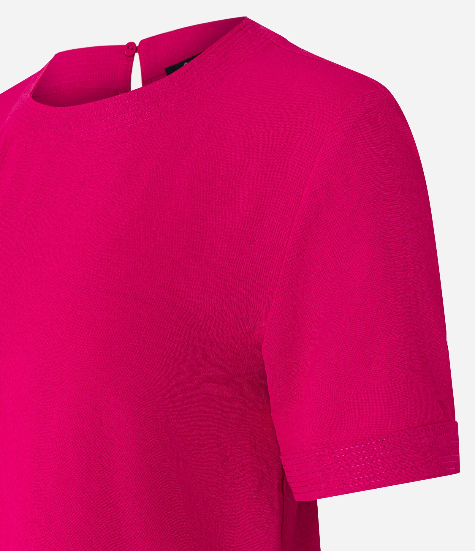 Blusa com Abertura nas Costas e Detalhes Pespontados 8