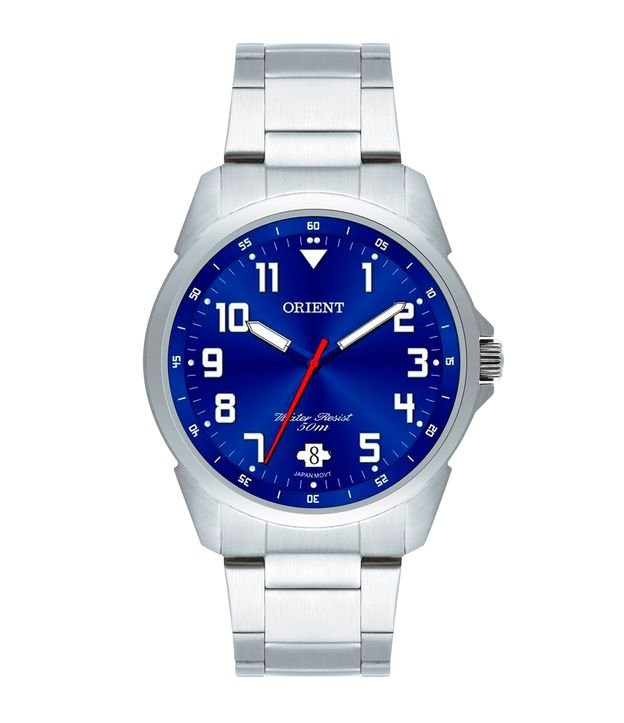 Relógio Masculino Orient MBSS1154A D2SX Analógico 50M Prata 1