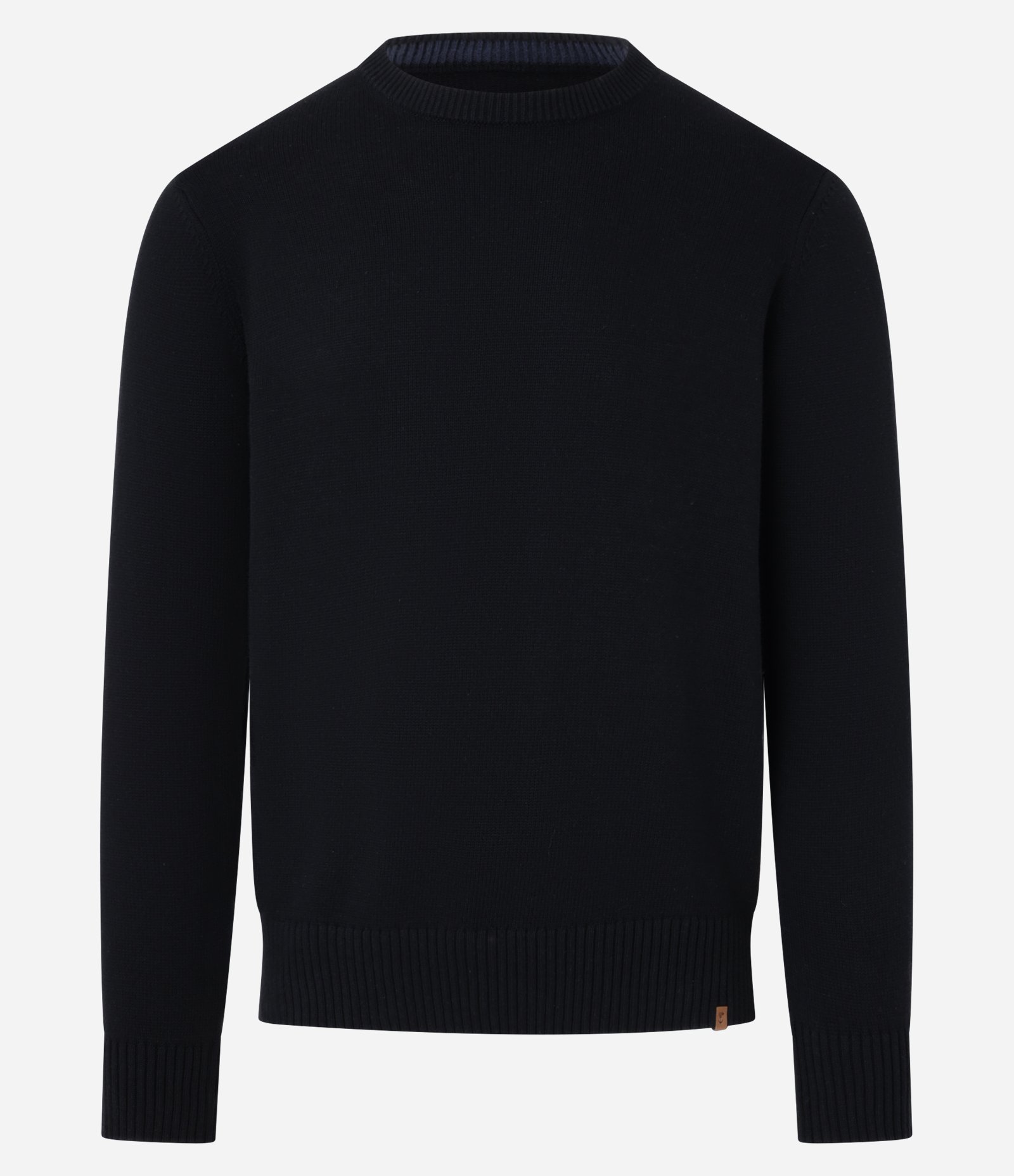 Suéter Comfort Básico em Tricô com Textura Canelada Preto 5