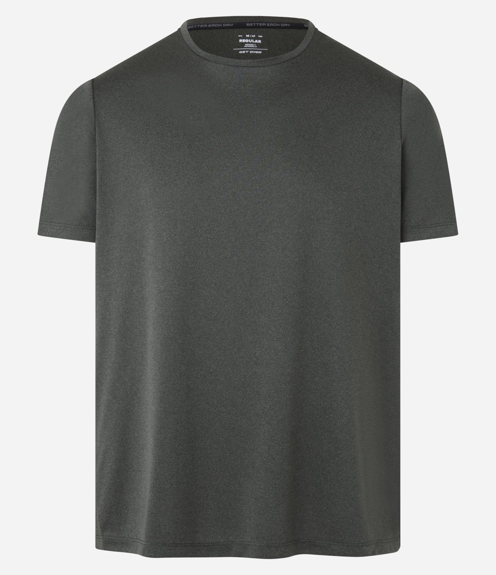 Camiseta Esportiva Básica em Tecnologia Dry com Manga Curta Verde 5