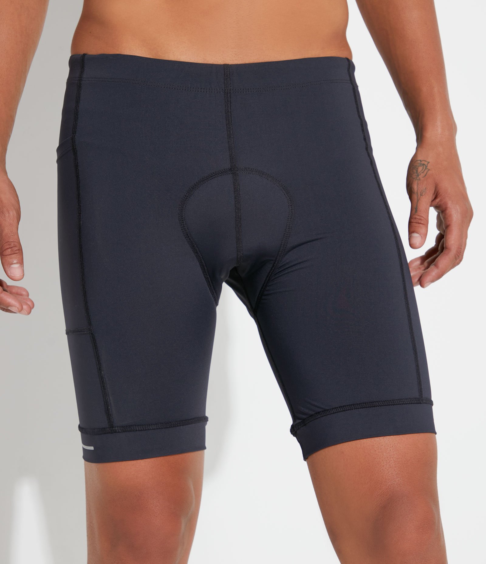 Bermuda Ciclista com Forrro em Gel e Refletivos Preto 1