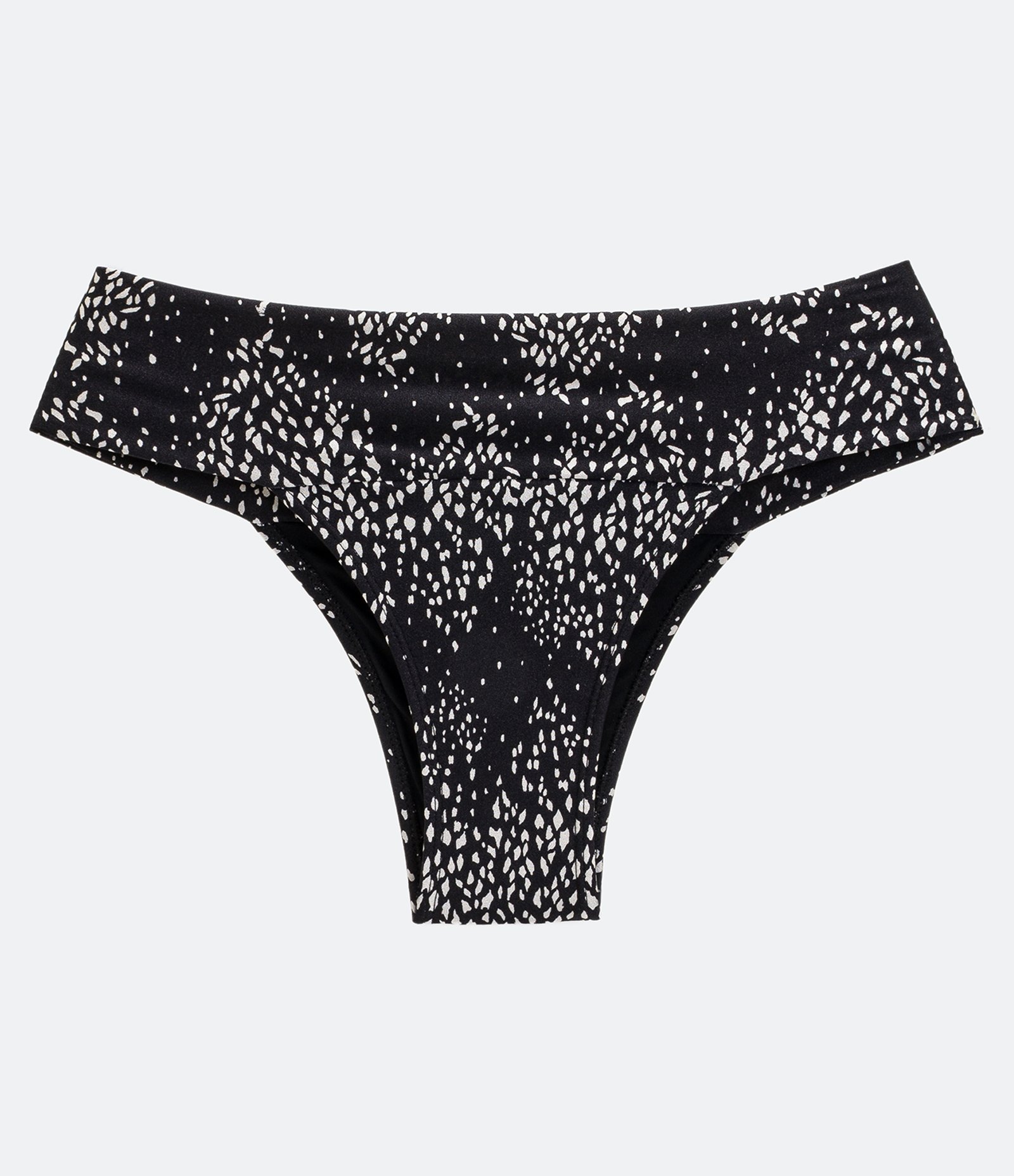 Biquíni Calcinha Pala Larga Estampado Preto 5