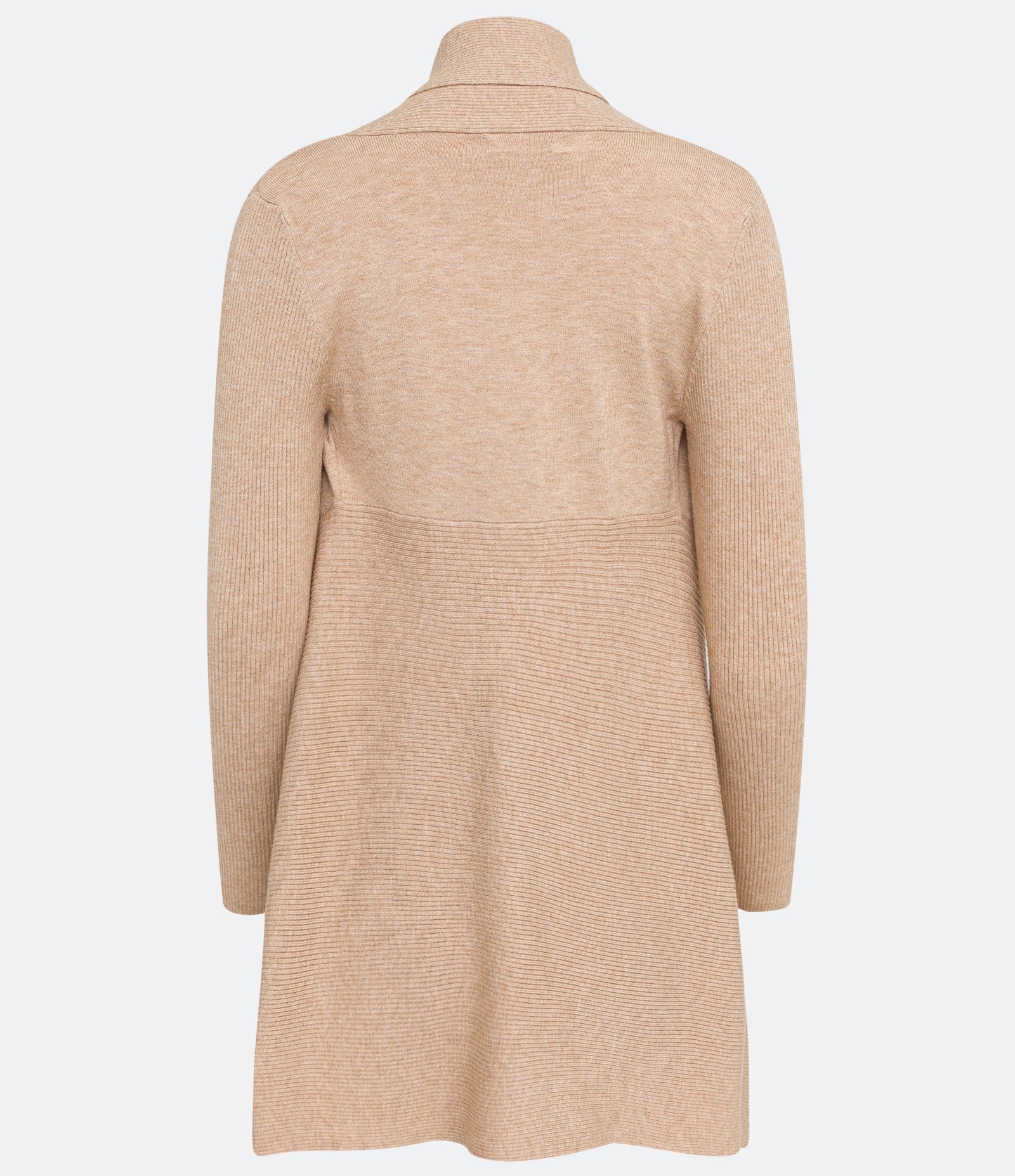 Cardigan Alongado em Tricô Texturizado com Abertura Total 2