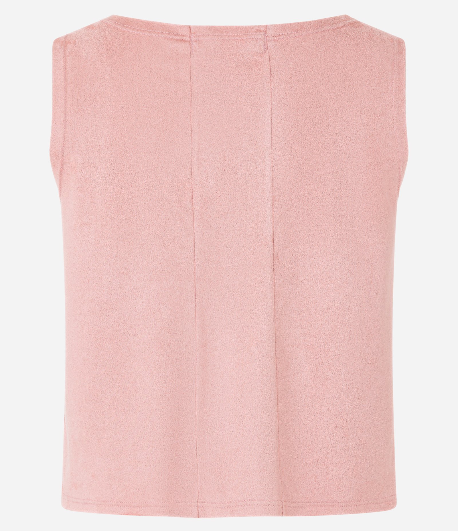 Blusa Regata com Decote Redondo e Alça Larga Rosa Médio 6