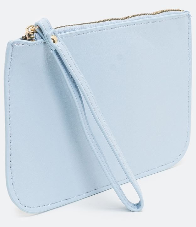 Billetera Flat de Colores Azul 3