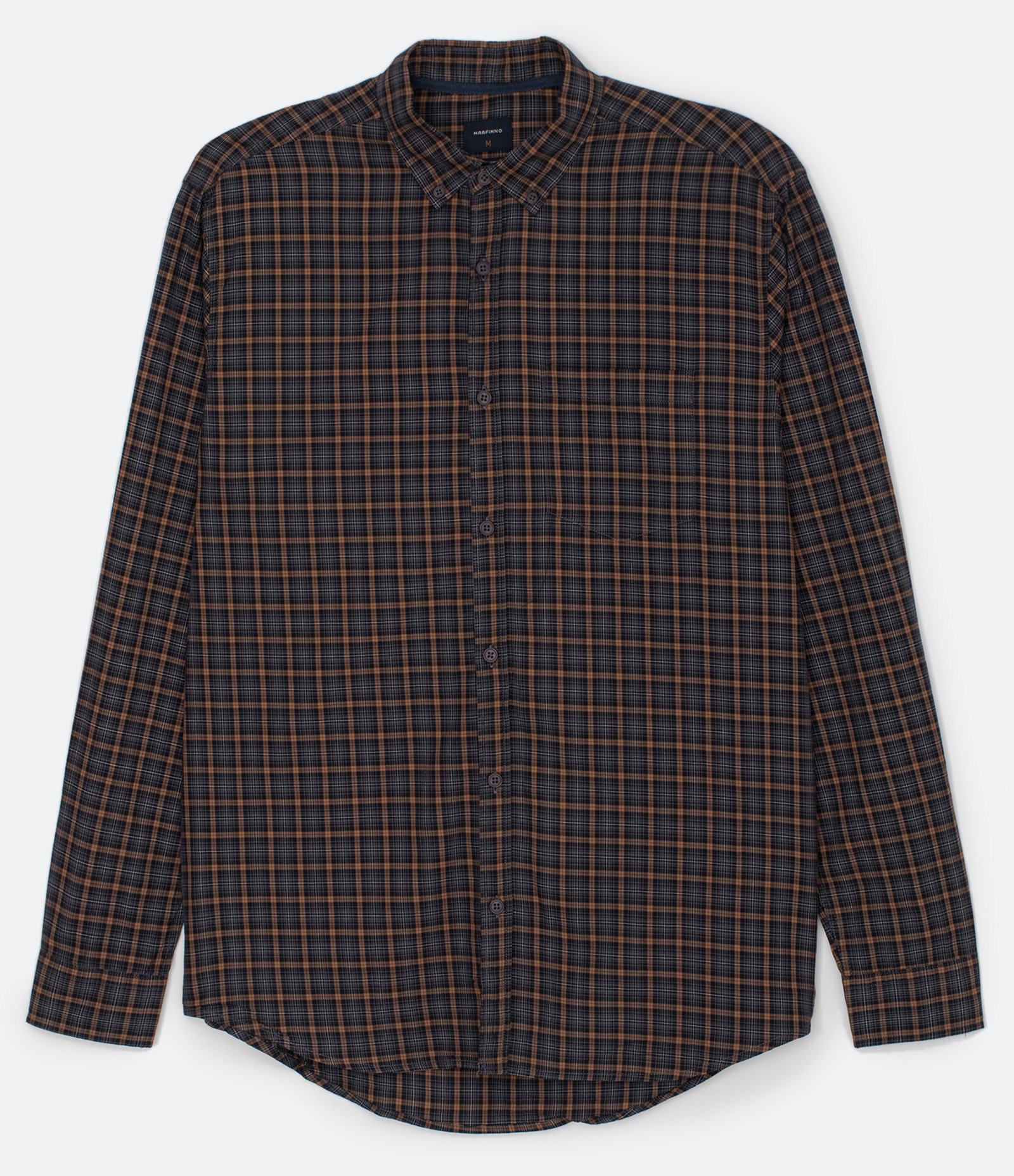 Camisa Manga Longa Slim em Padronagem Xadrez Multicores 5