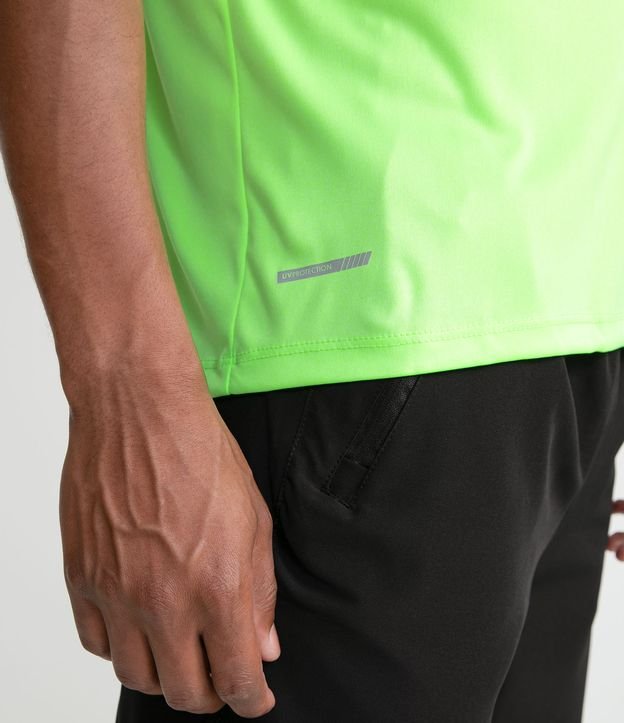 Remera Deportiva Basica Manga Corta Verde 4
