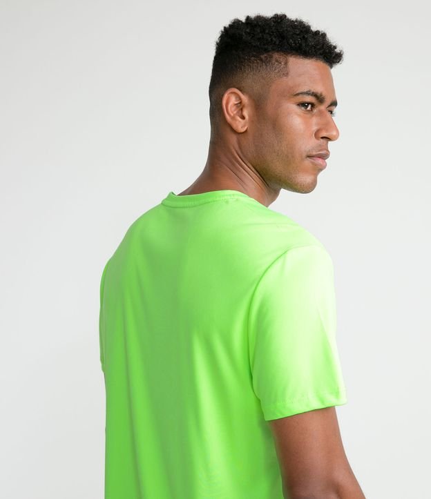 Remera Deportiva Basica Manga Corta Verde 5