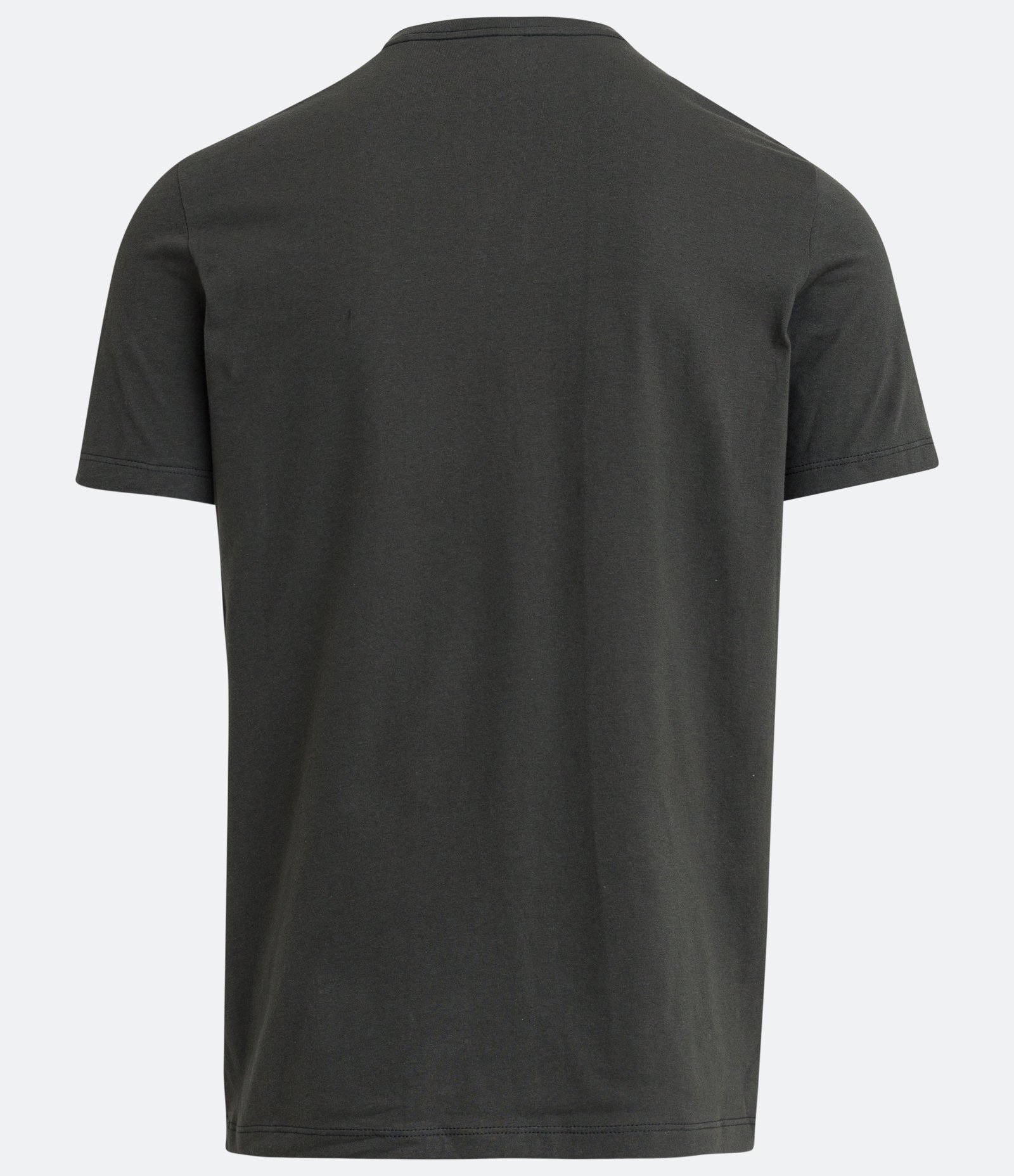 Camiseta Regular em Bloco de Cores e Estampa Lettering Verde/Branco/Preto 2