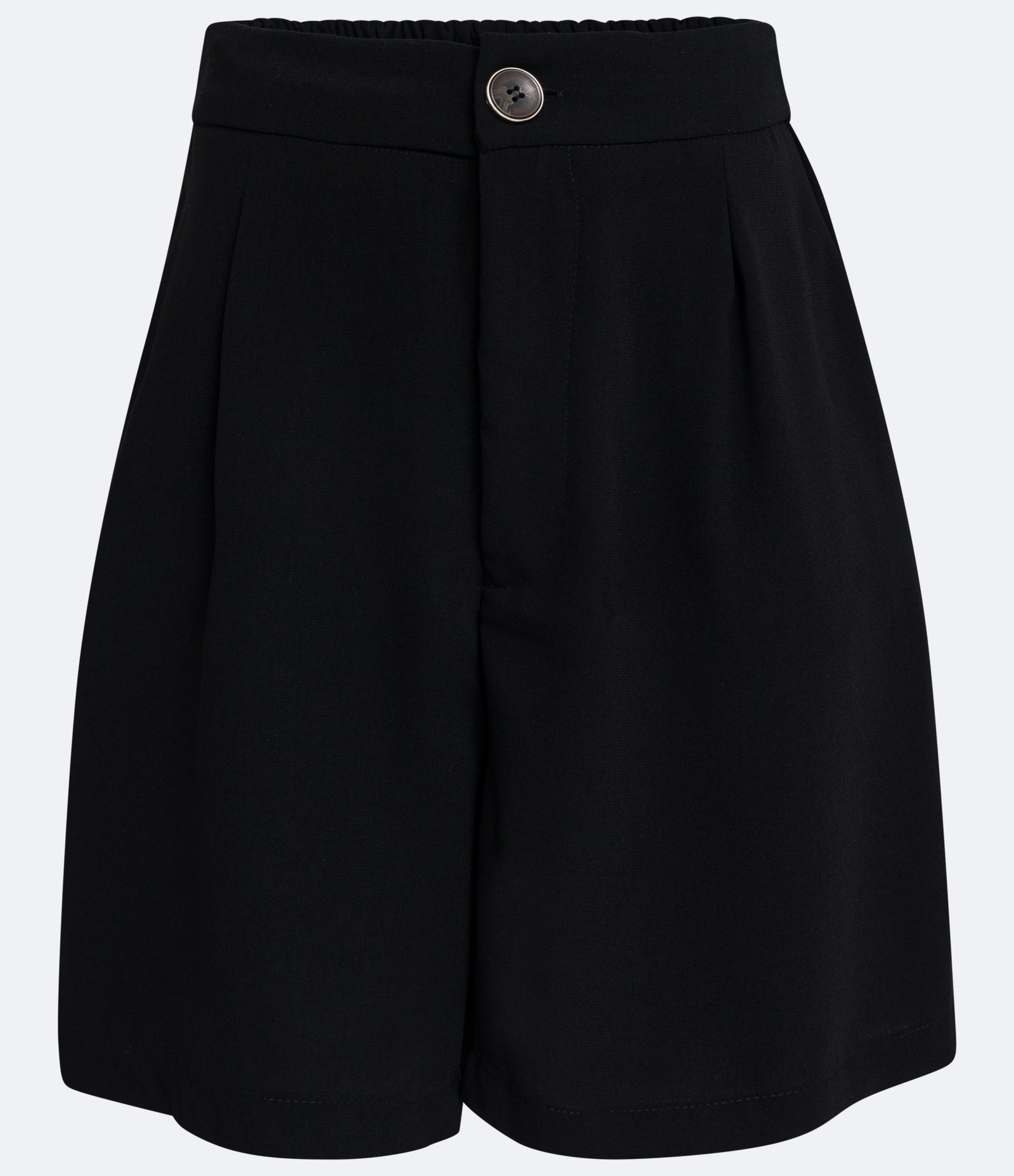 Bermuda Clochard em Crepe com Cintura Elástica Preto 6