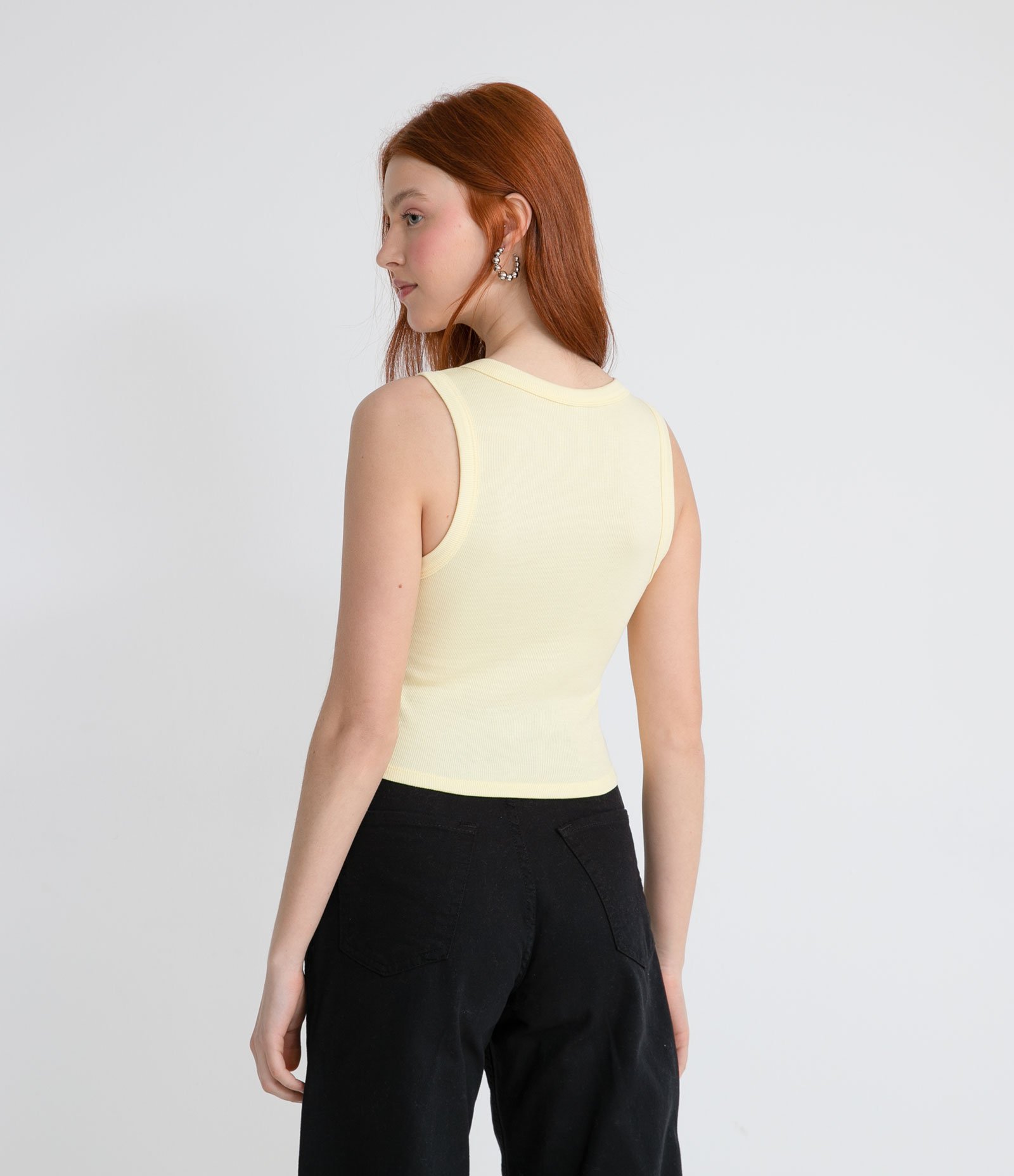 Regata Cropped Básica em Ribana Canelada 2