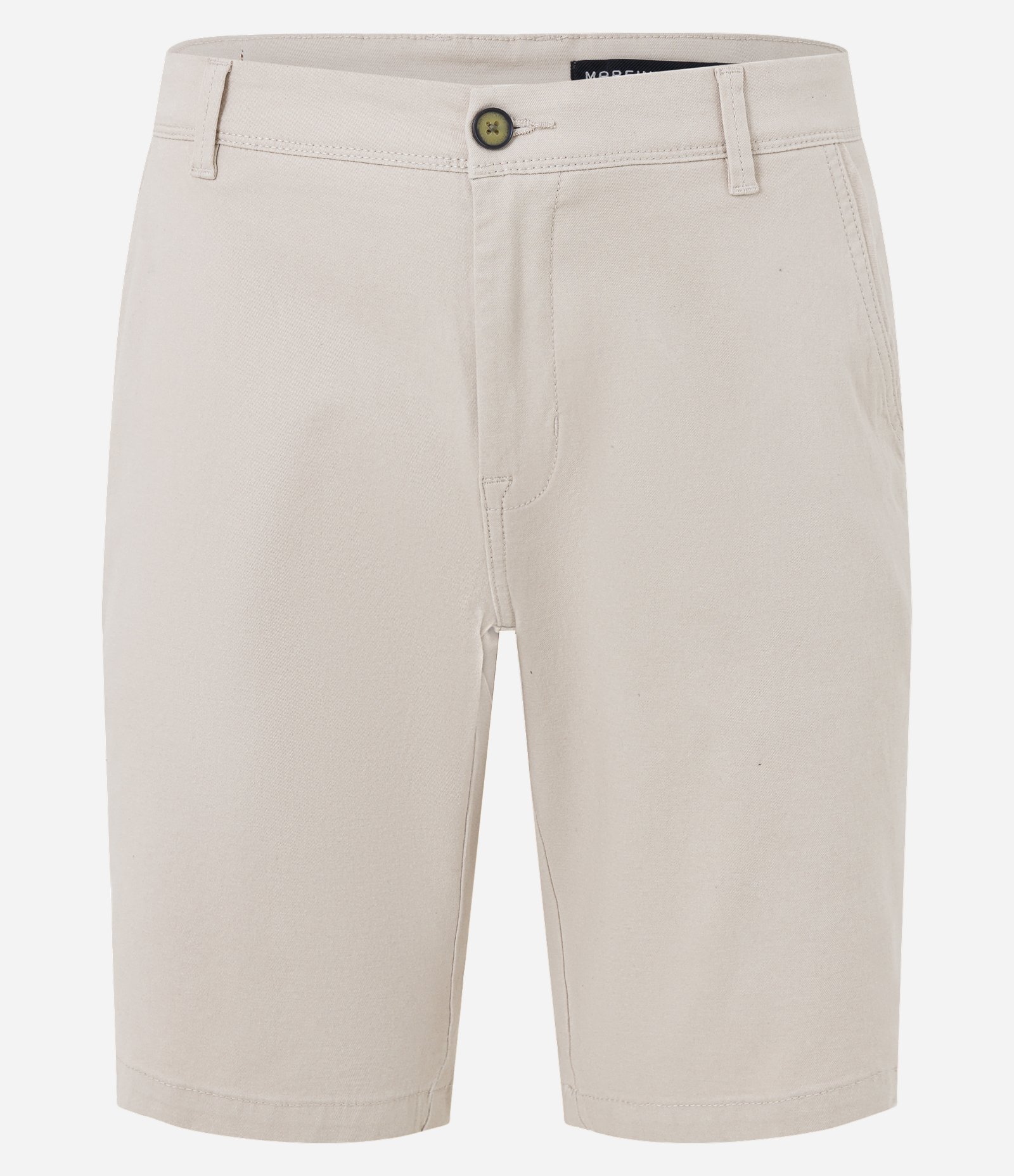 Bermuda Slim em Sarja com Elastano Bege Crú 5