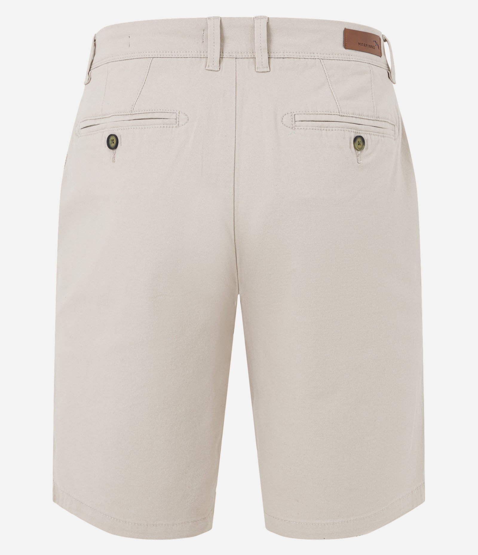 Bermuda Slim em Sarja com Elastano Bege Crú 6