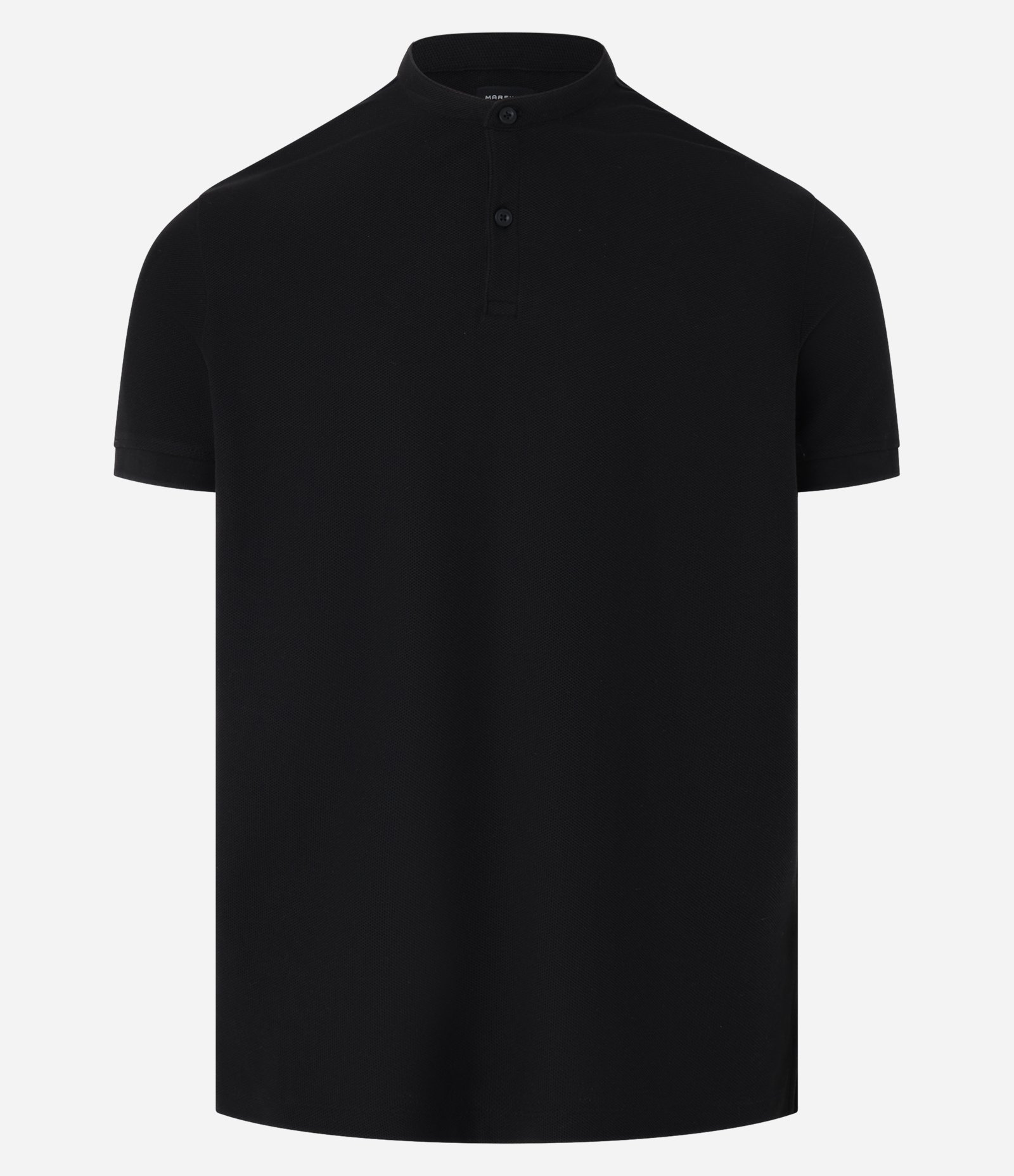 Camisa Polo Slim em Piquet Texturizado Preto 5