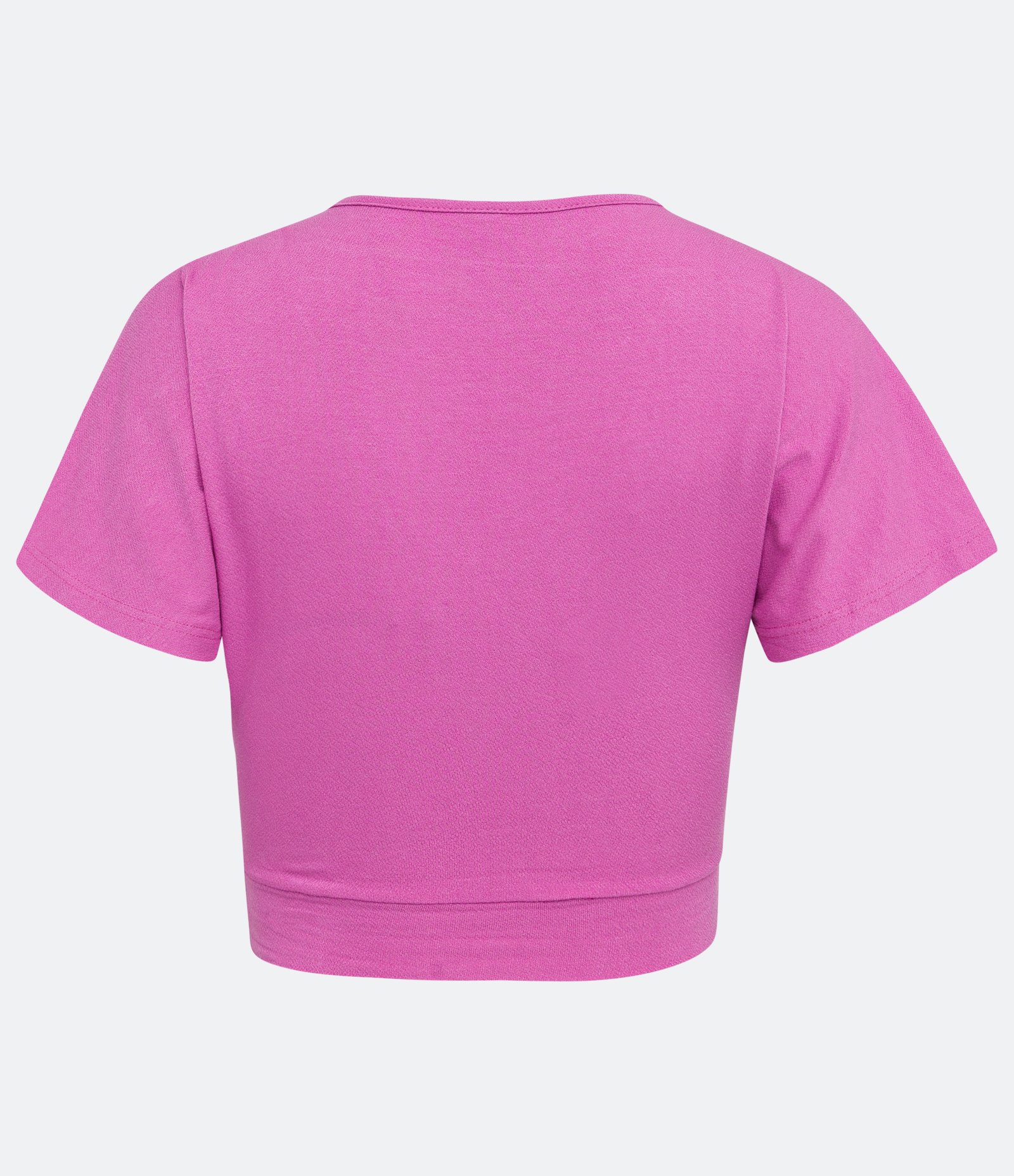 Blusa Curta em Crepe com Decote V Transpassado 6