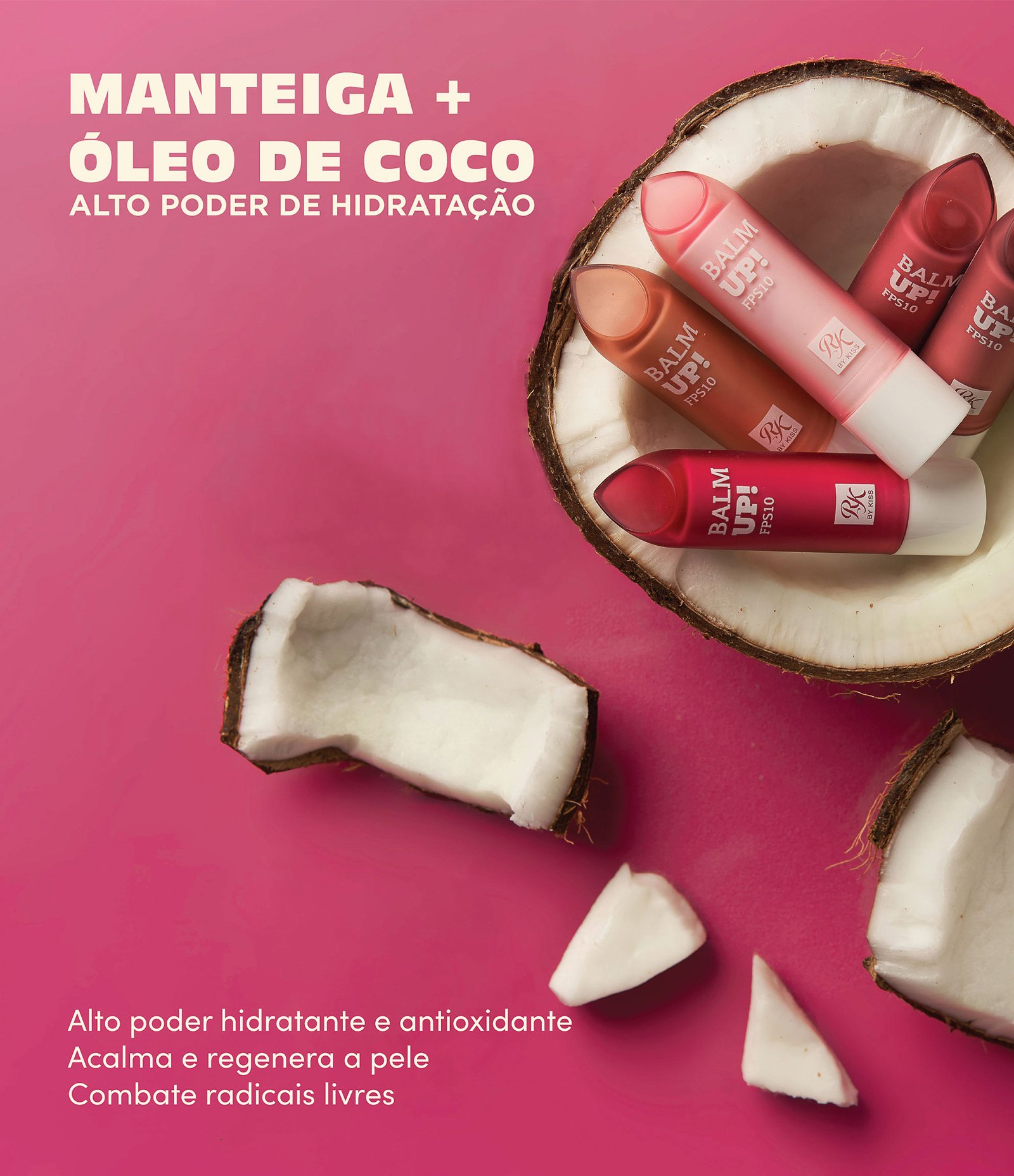 Protetor Labial Balm Up FPS10 Kiss LOOKUP 8