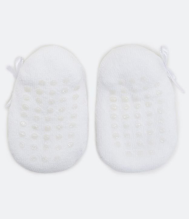 Kit Media Ballet y Accesório para el Pelo - Talle 0 a 12 meses Blanco 5