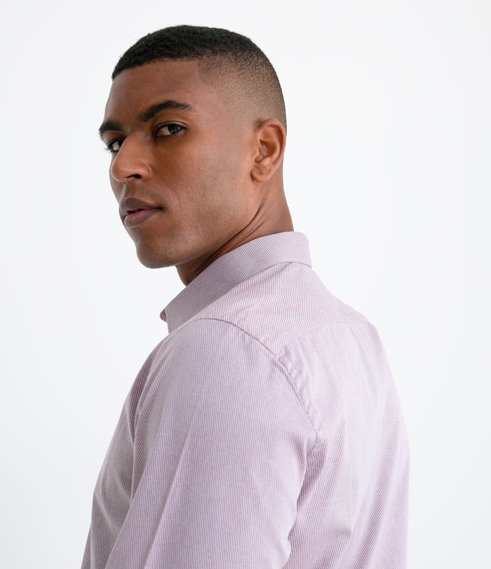 Camisa Social Classic Texturizada Roxo 4
