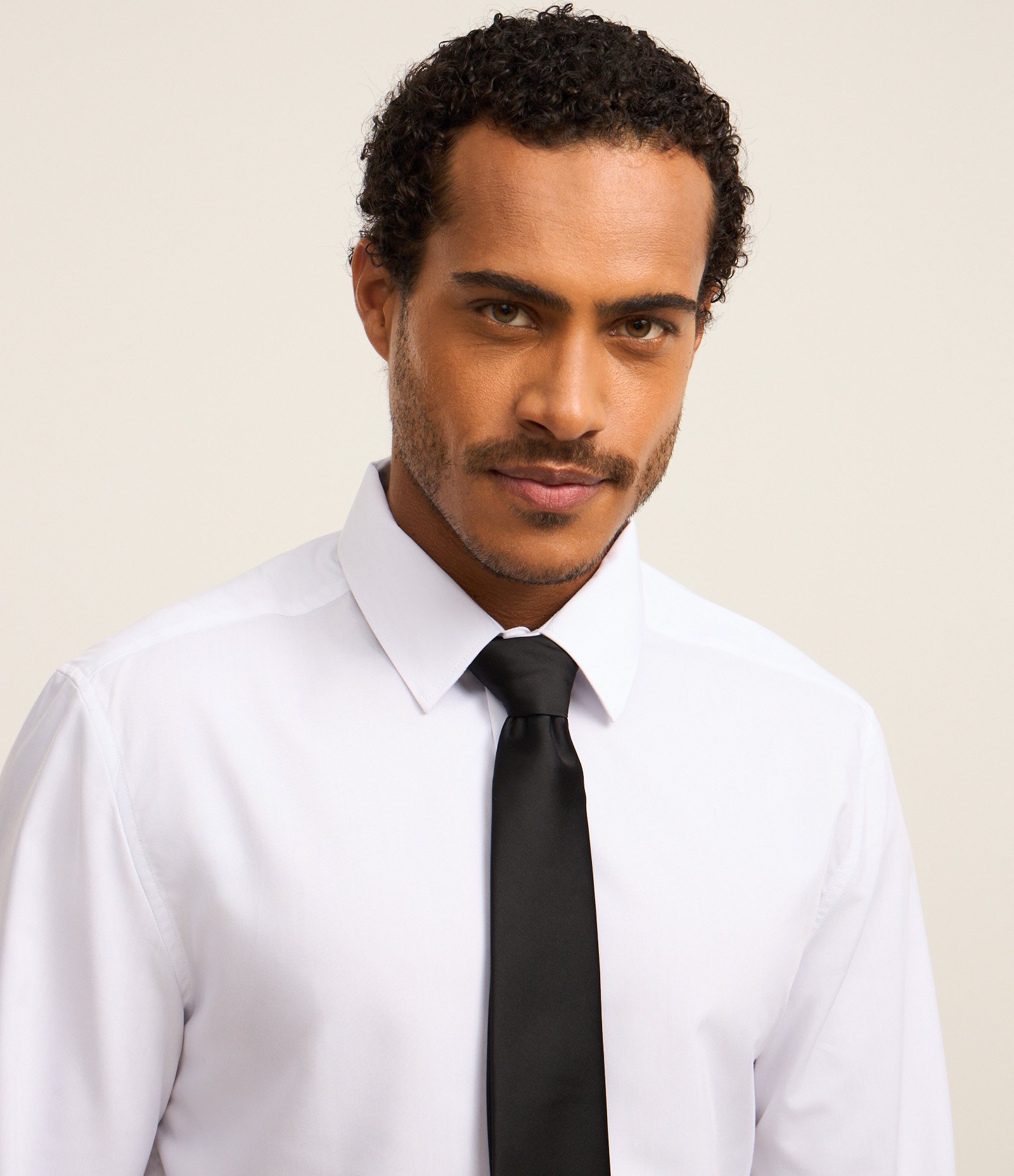 Gravata Clássica Acetinada com Textura Preto 6