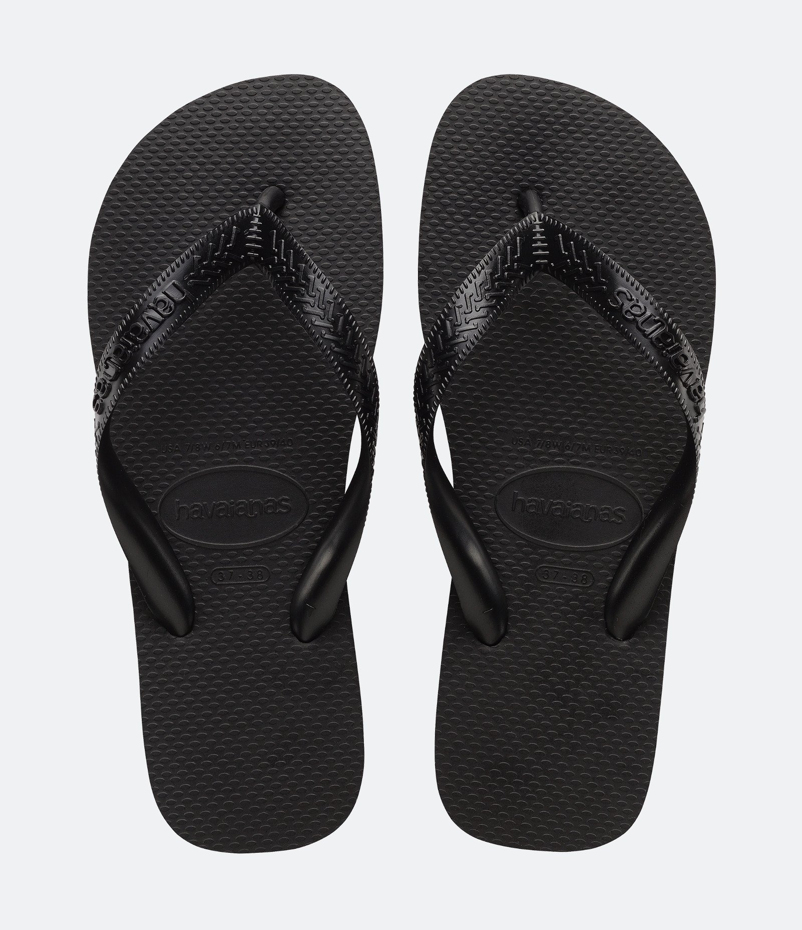 Chinelo Havaianas sem Estampa Preto 2
