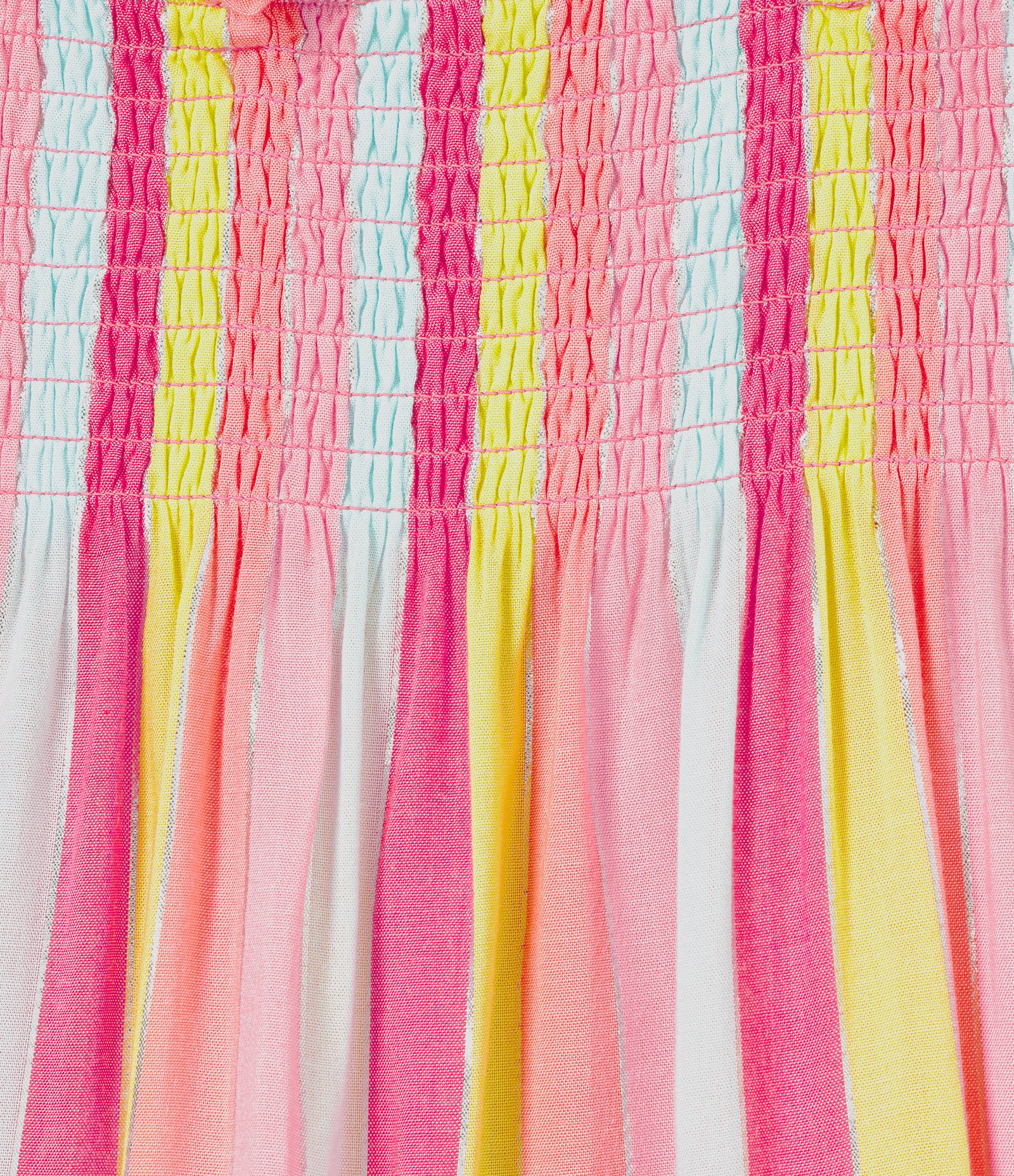 Vestido Infantil em Viscose Listrado com Lástex - Tam 1 a 5 anos Multicores 3