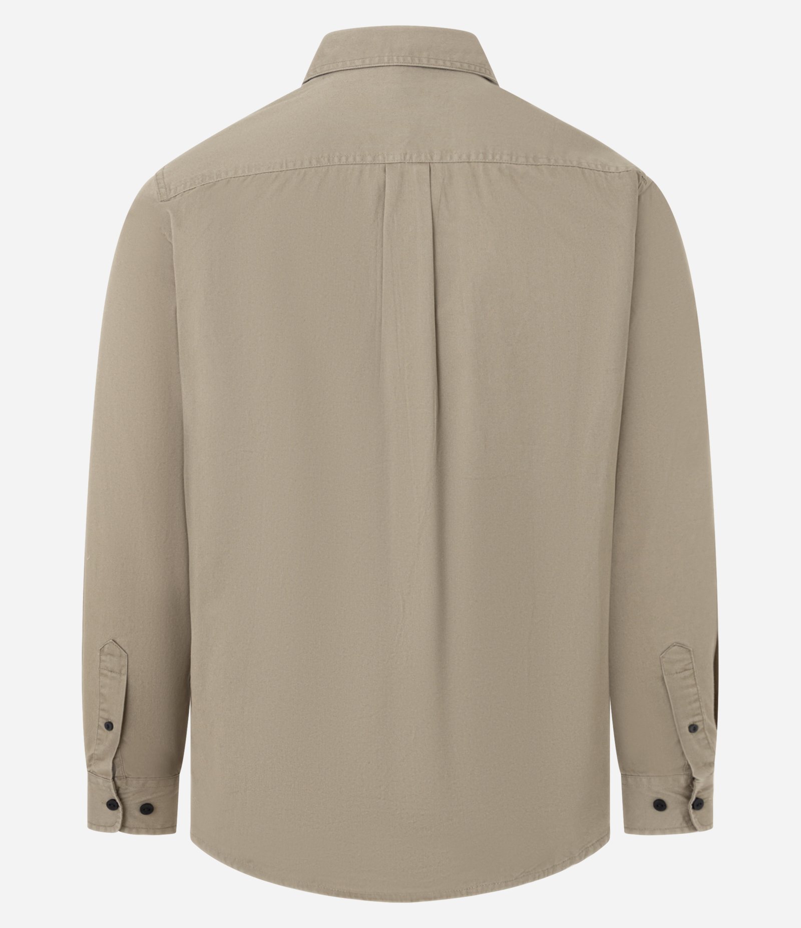 Camisa Comfort em Algodão com Bolsos Frontais Verde Alga 8