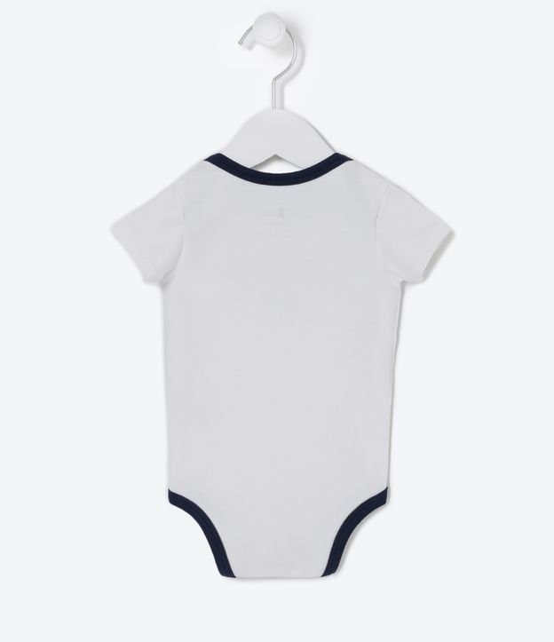 Conjunto Infantil con Estampado de Animalitos - Talle 0 a 18 meses Blanco 3
