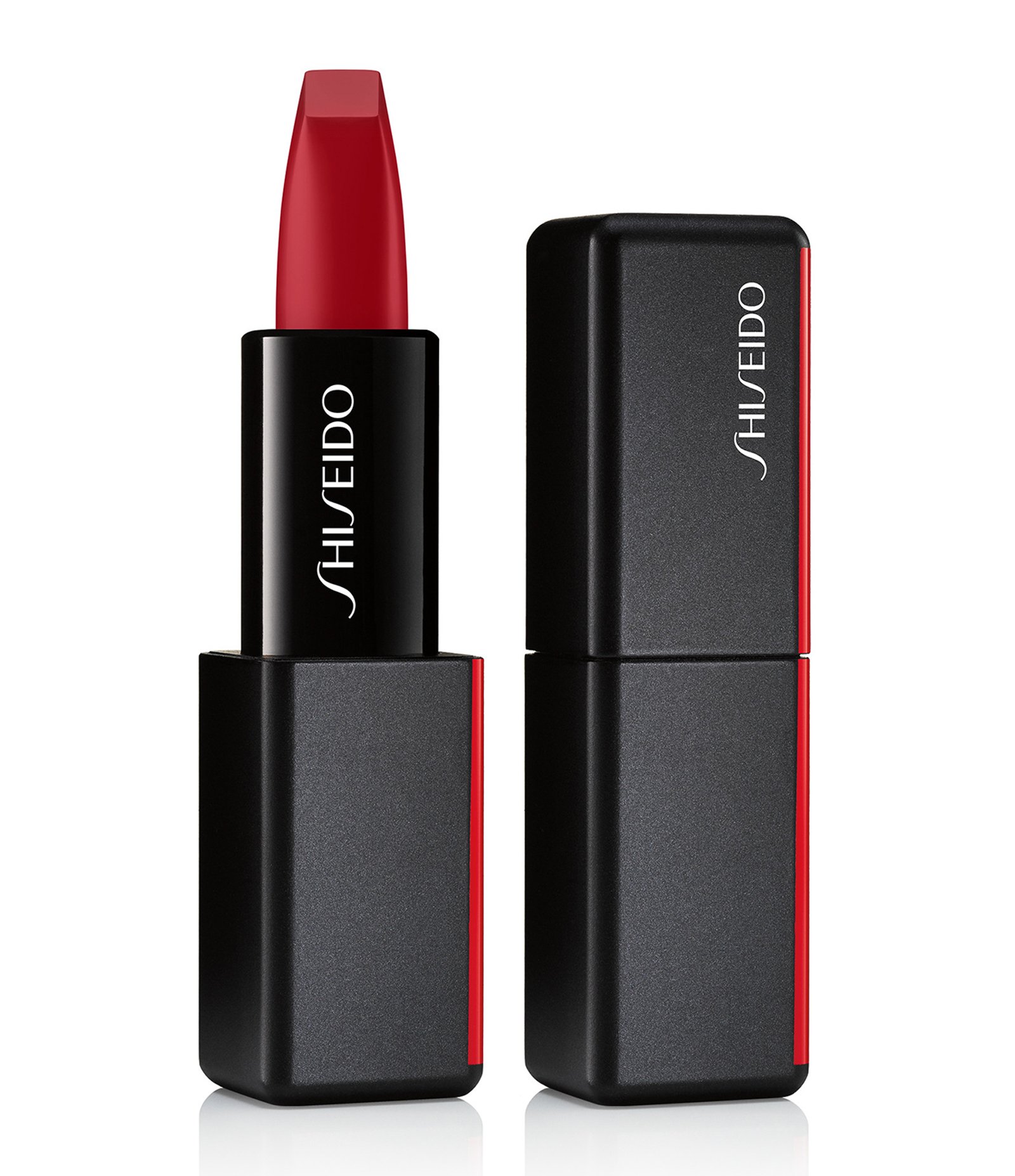 Batom Mate Modernmatte Powder Shiseido 516 Exotic Red 2