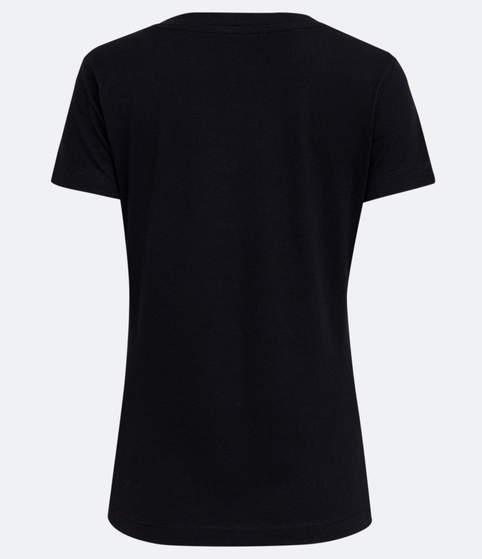 Blusa Básica em Algodão com Bolsinho Frontal Preto 5