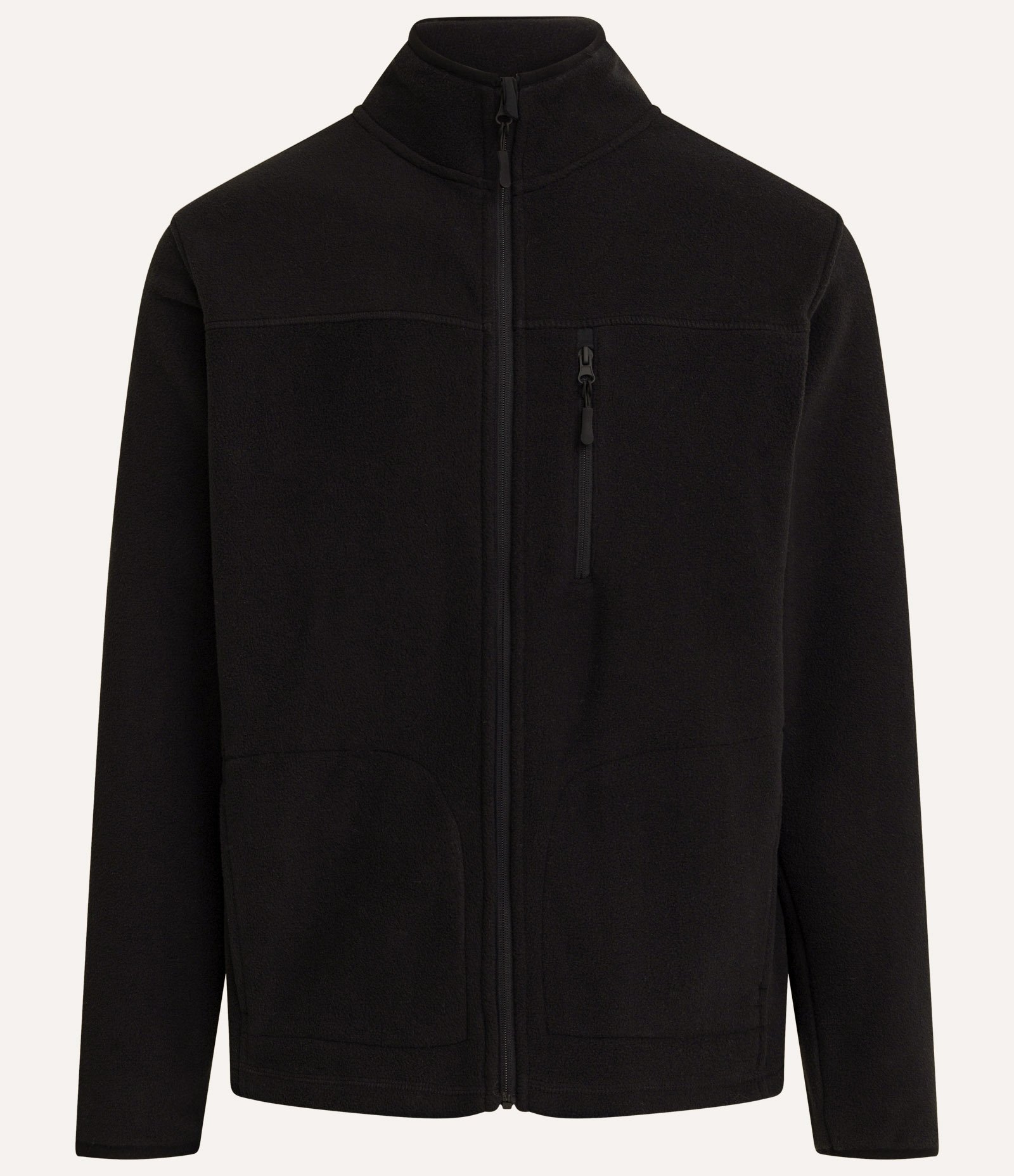 Jaqueta Esportiva com Fechamento em Zíper e Bolsos Preto 5