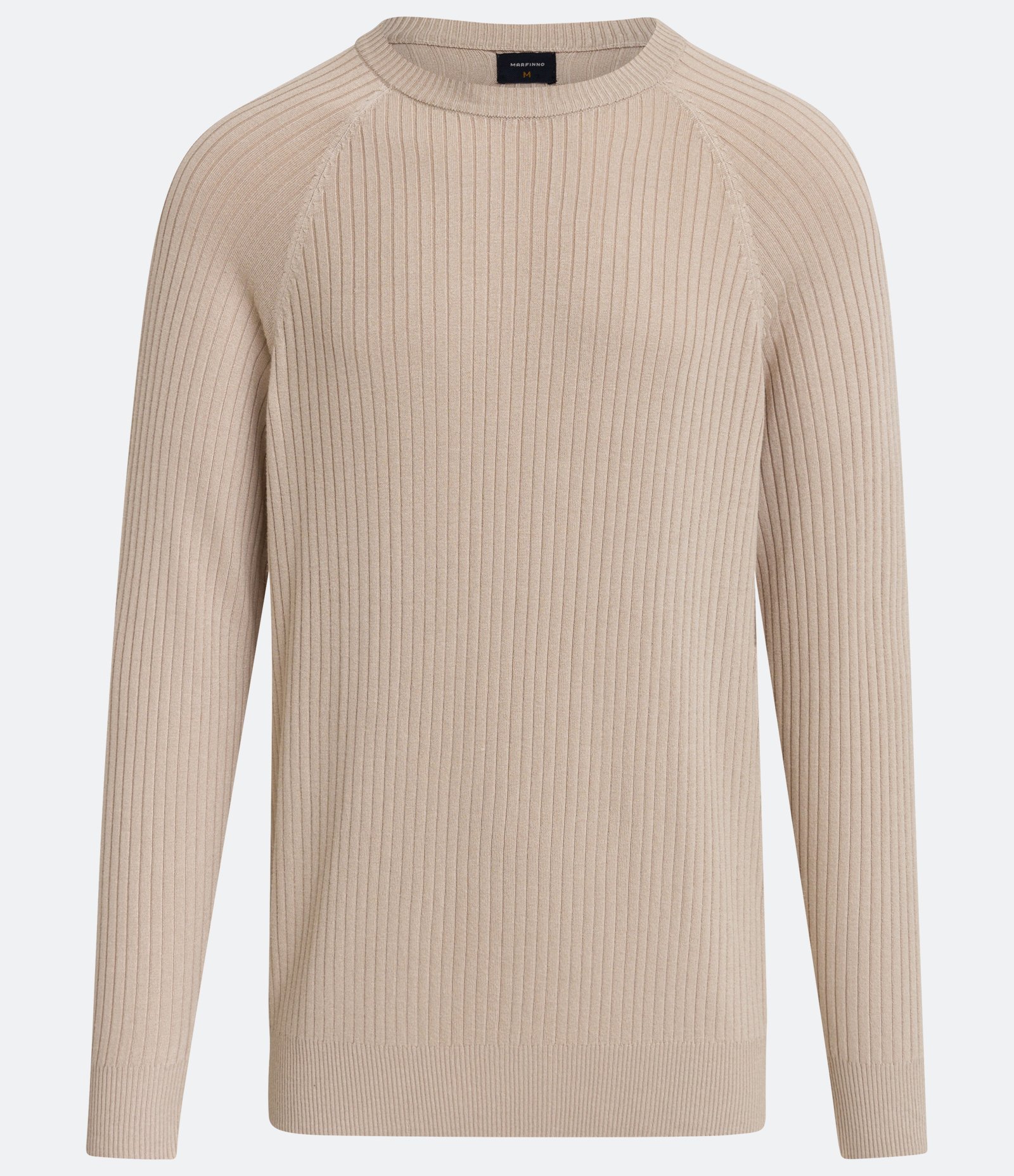 Blusão Comfort em Tricô com Listras Texturizadas Marrom 5