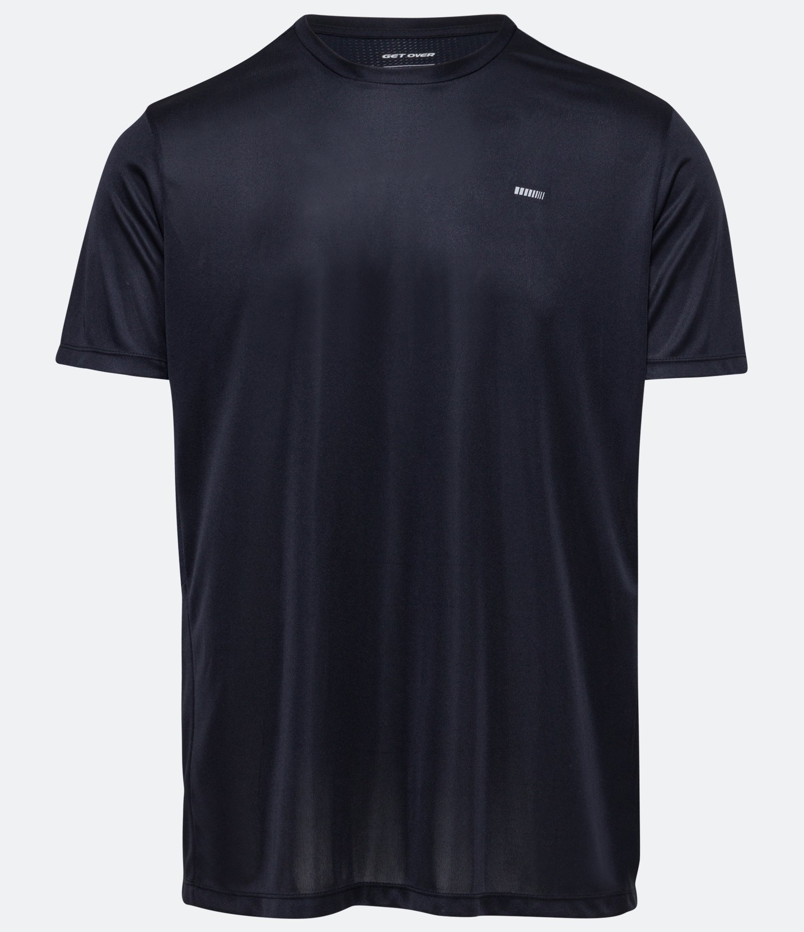 Camiseta Esportiva em Tecnologia Dry com Recortes e Detalhes Refletivos Preto 4