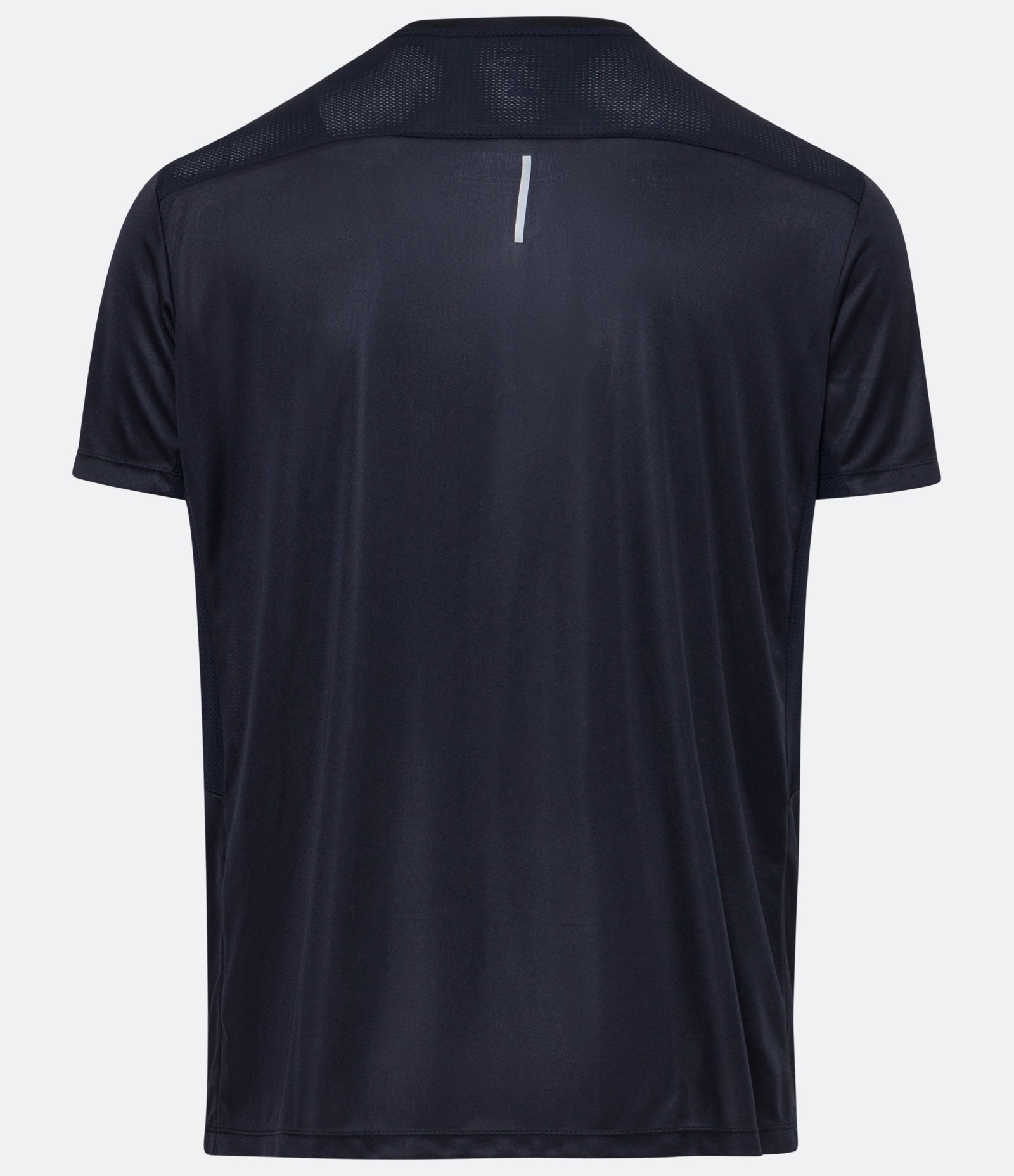 Camiseta Esportiva em Tecnologia Dry com Recortes e Detalhes Refletivos Preto 5