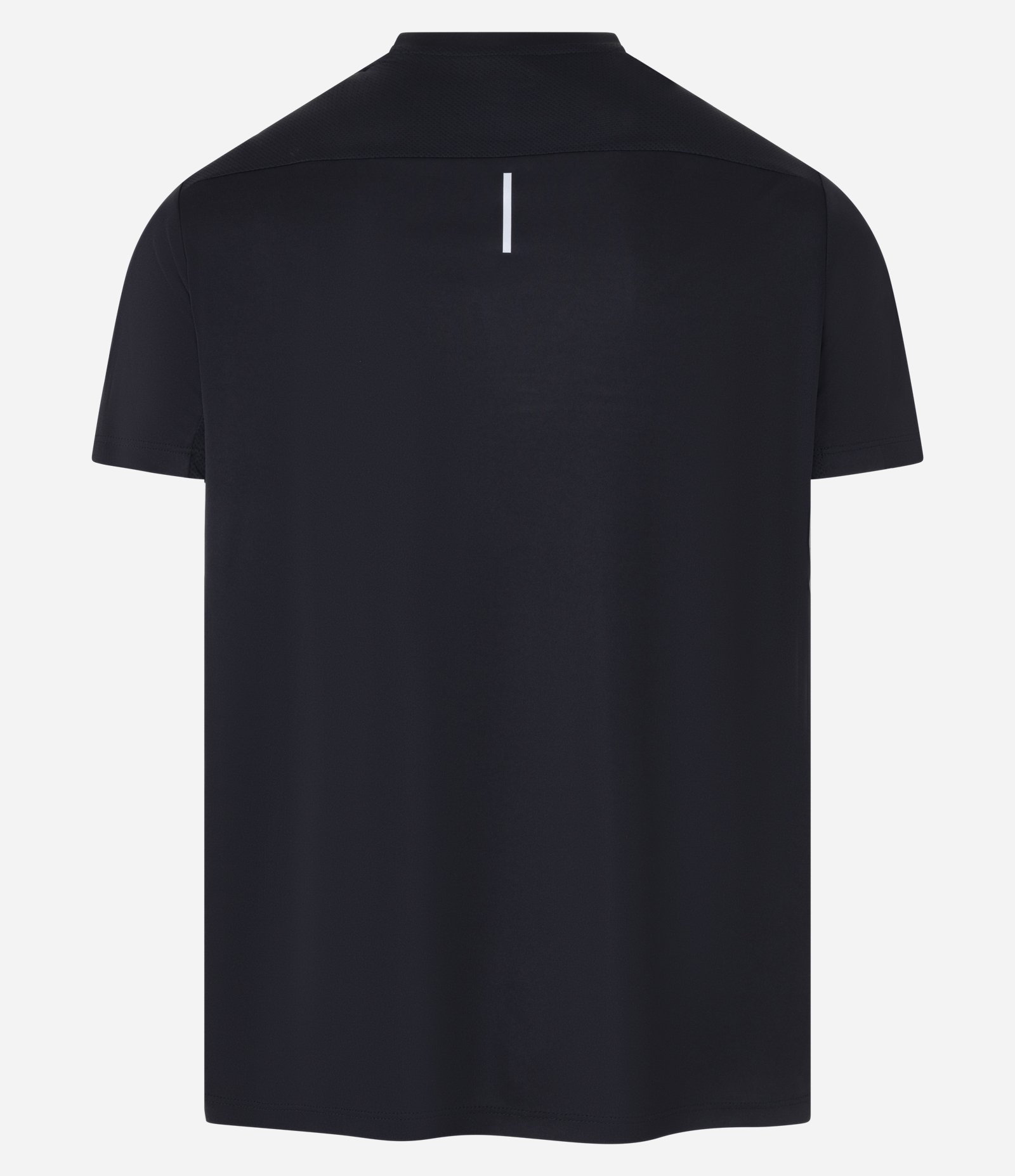 Camiseta Esportiva em Tecnologia Dry com Recortes e Detalhes Refletivos Preto 7
