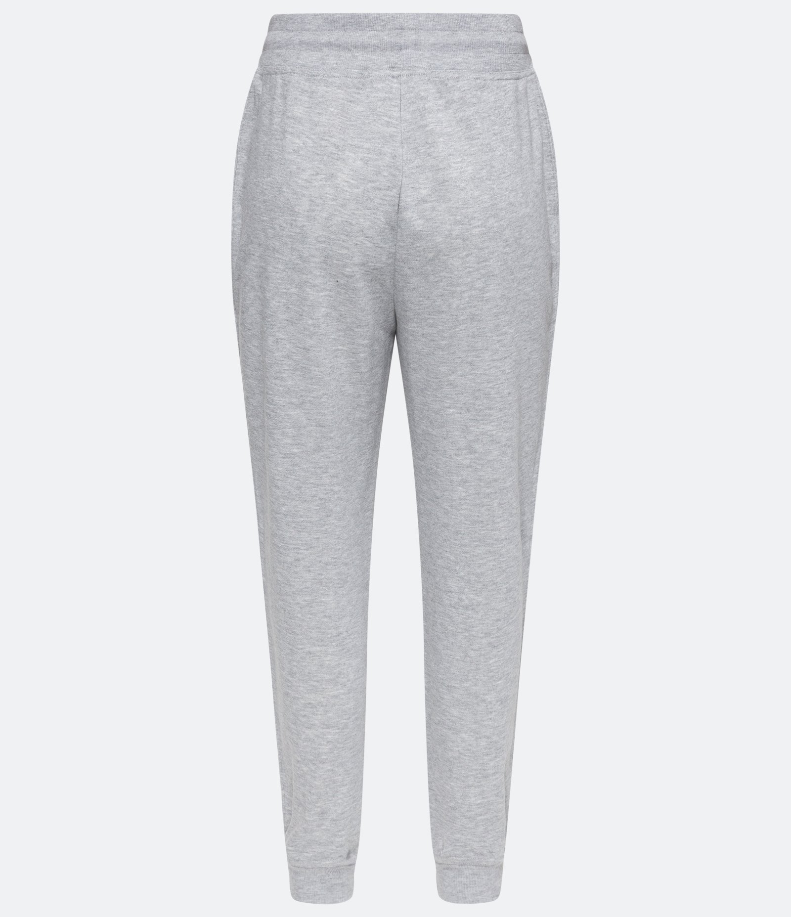 Calça Jogger em Moletom com Cós Elástico e Amarração Cinza Claro 5