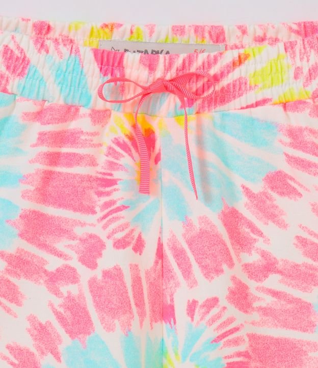 Short Infantil Runner con Estampado Tie Dye - Talle 5 a 14 años Multicolores 3
