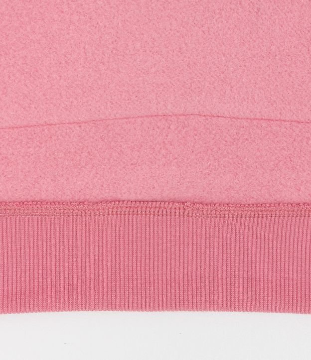 Sudadera Infantil en Algodón con Capucha y Bolsillo Canguro - Talle 5 a 14 años Rosado 6