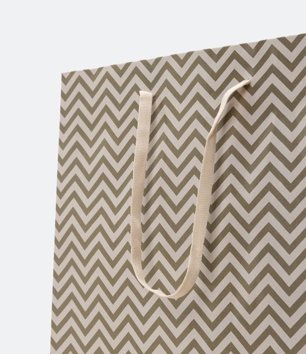Embalaje de Papel con Estampado Zig Zag Beige 3