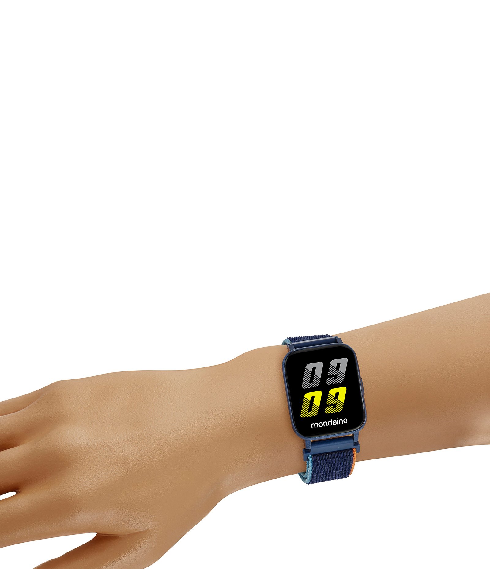 Relógio Mondaine Smartwatch com Pulseira em Borracha e Caixa 16001M0MVNG3 Azul 2