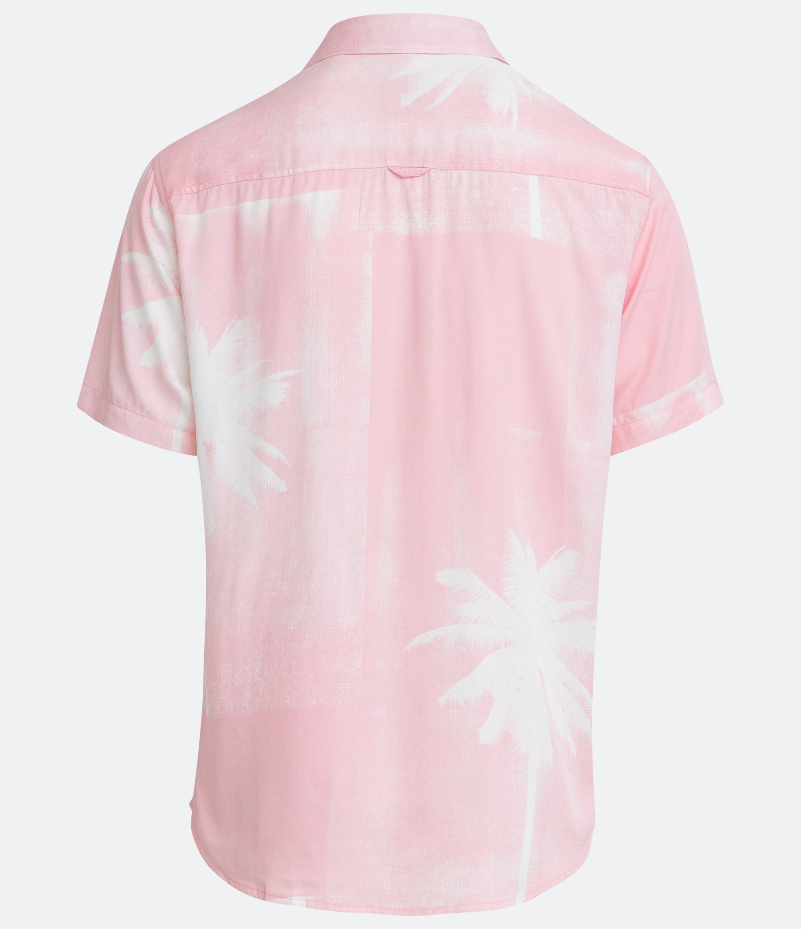 Camisa Manga Curta em Viscose com Estampa Coqueiros Rosa 6