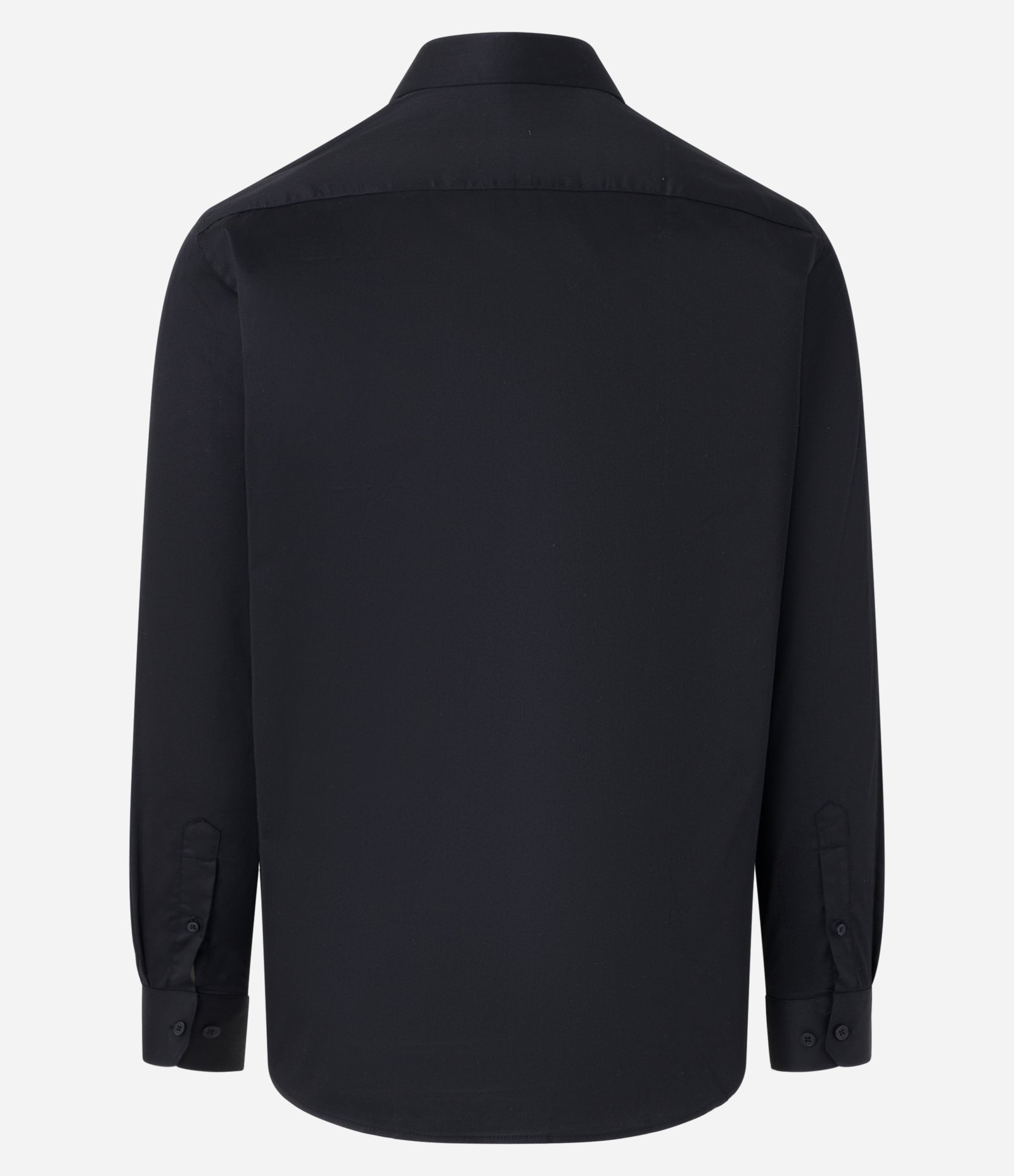 Camisa em Tricoline com Manga Longa Preto 5
