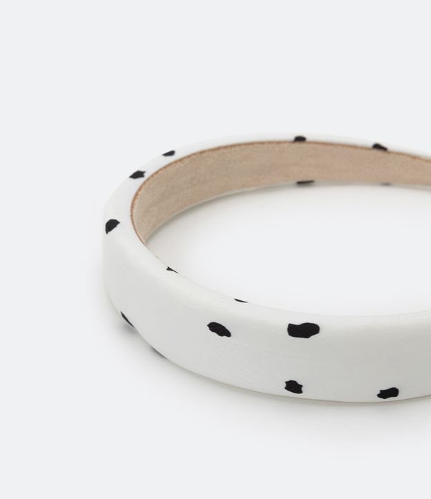 Vincha Fina Rellena con Estampado Lunares Surtida 2
