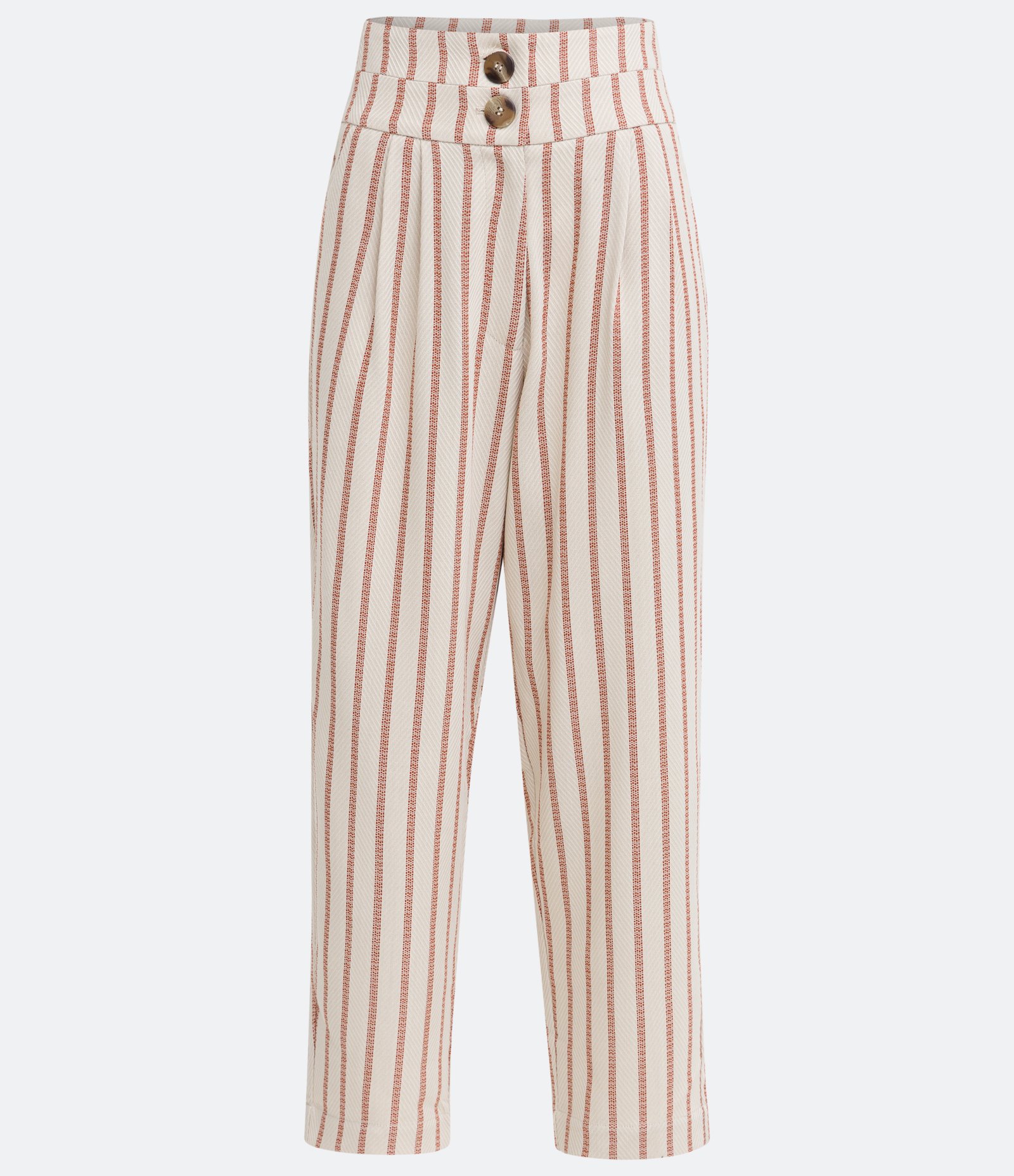 Calça Cenoura com Estampa Listrada Multicores 7