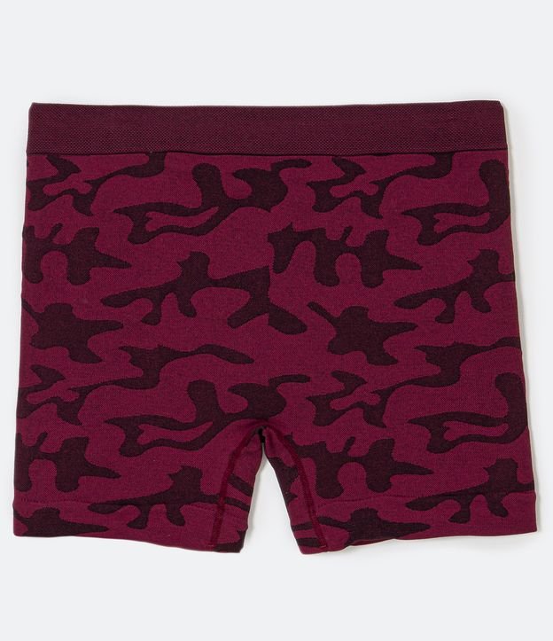 Calzoncillo Boxer con Estampado Camuflaje Rojo 2