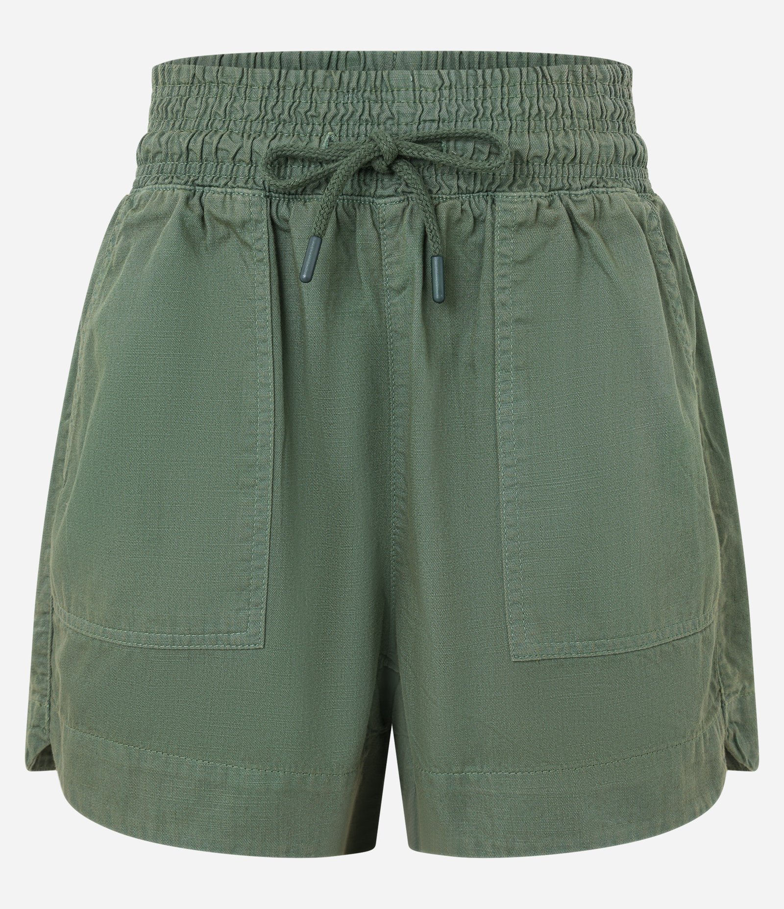 Short Runner em Liocel com Bolsos Aplicados Verde Militar 5